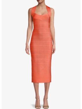 herve leger sweetheart flare bandage dress Herve Leger | Dresses | Herve Leger Sweetheart Flare Hem Bandage Dress Size Large